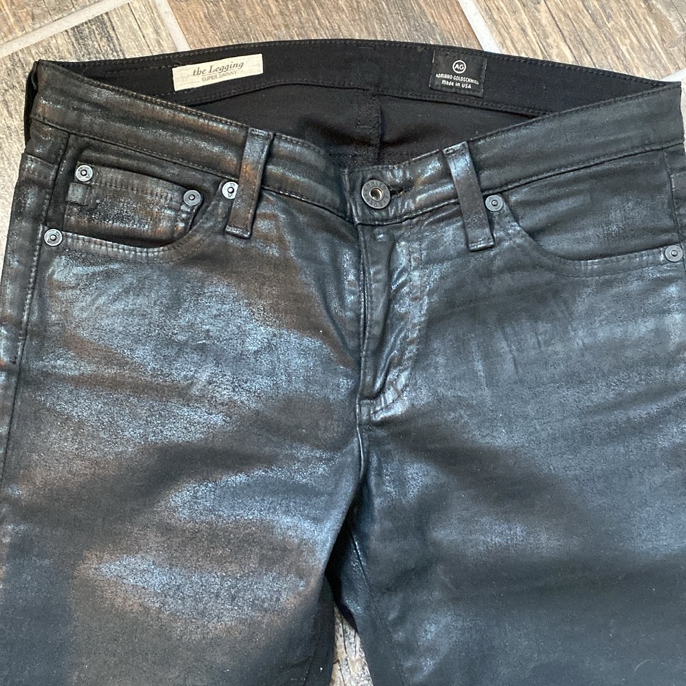 AG black super skinny jeans